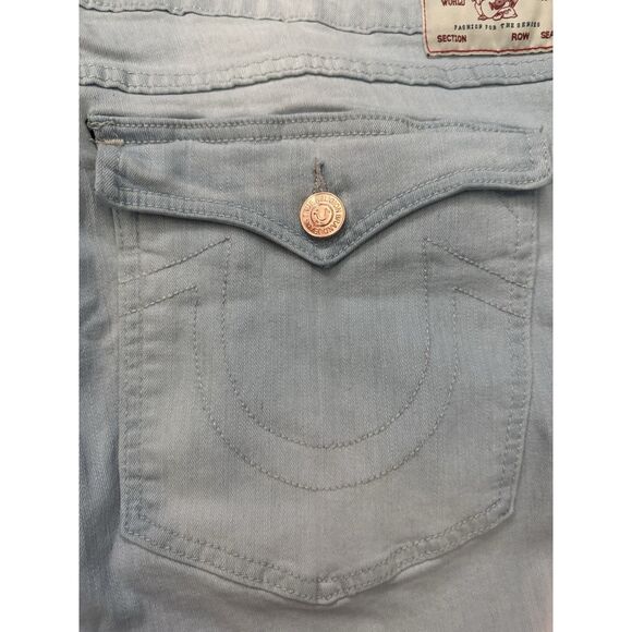 True Religion Jeans Womens 40 Jennie Mid Rise Super Skinny Stretch Curvy Denim - Picture 4 of 11
